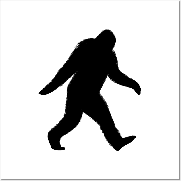 Bigfoot Wall Art by Coffee Squirrel